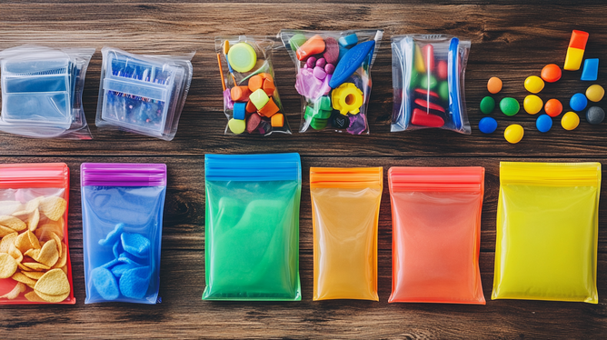 Sacos Plásticos com Fecho Adesivo: Praticidade e Organização