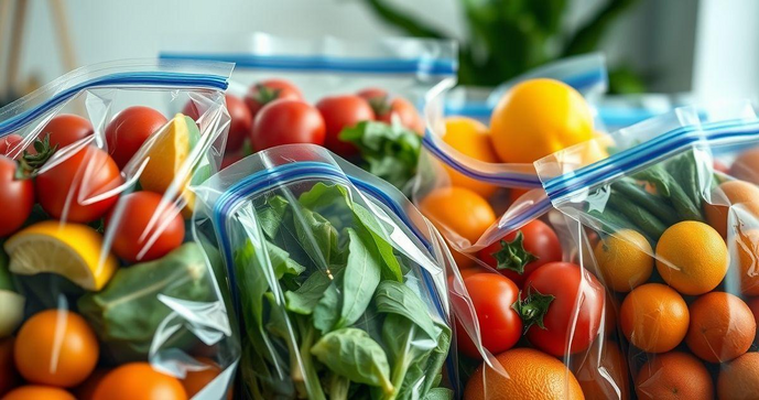 Saco ziplock para alimentos: a solução prática para conservar seus alimentos frescos