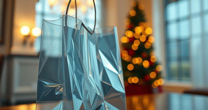 Saco de presente transparente: a escolha ideal para embalagens criativas e elegantes