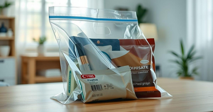 Saco Adesivado Transparente Cromus para Embalagens Práticas