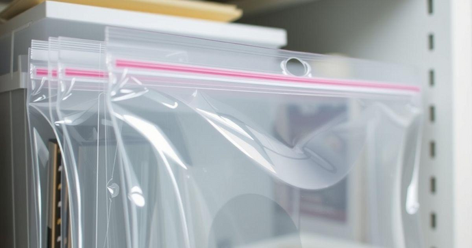 Saco Adesivado Transparente com Aba Cromus: Praticidade e Estilo na Organização