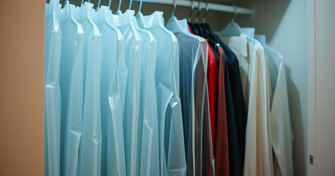 Saco plástico para roupas é a solução ideal para organizar e proteger suas peças