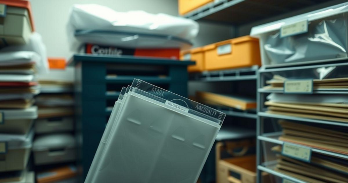 Envelope plástico adesivado como solução prática e eficiente para armazenamento