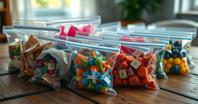 Sacos adesivados são a solução ideal para embalagem e organização de produtos