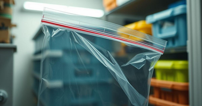 Saquinho de plástico com adesivo: a solução prática para organização e armazenamento
